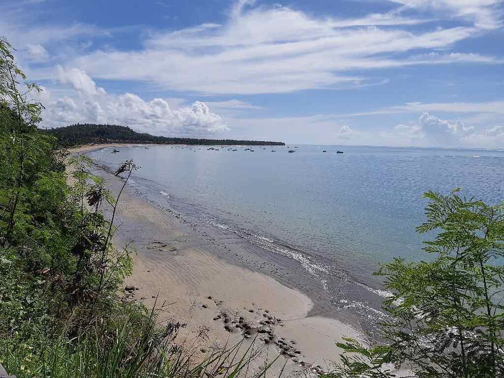 praia perto do Mirante Aruanã